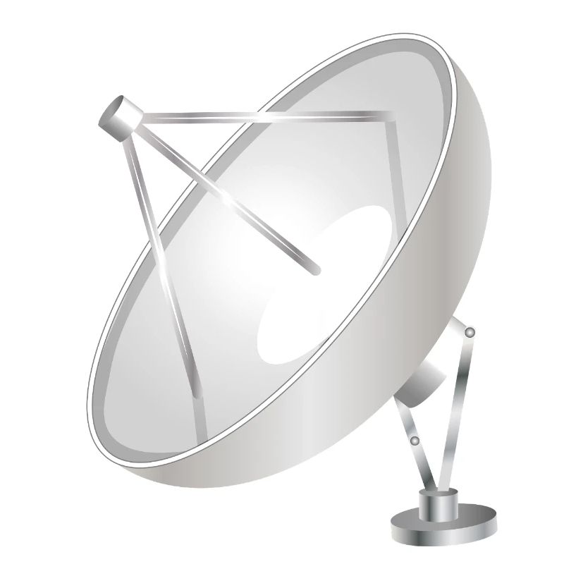 Antenne paraboise à l’aspect moderne et net