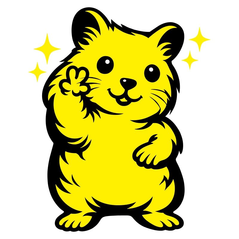 Dessin animé de hamster