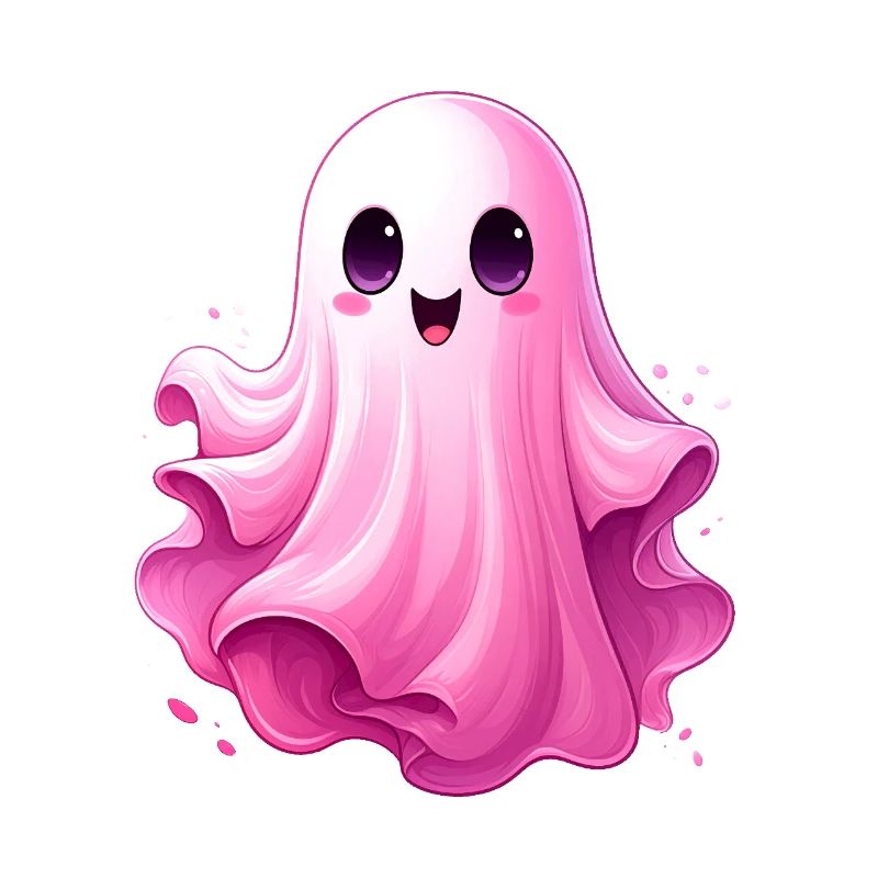 Cute Pink Ghost