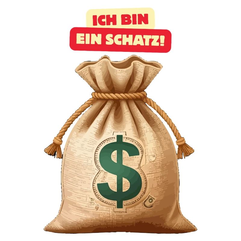 Ich bin ein Schatz Geldsack