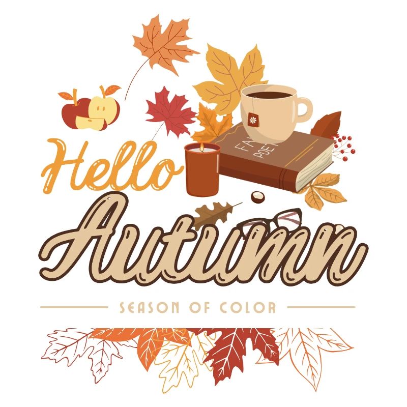 Herbstliche Gemütlichkeit mit Kaffee