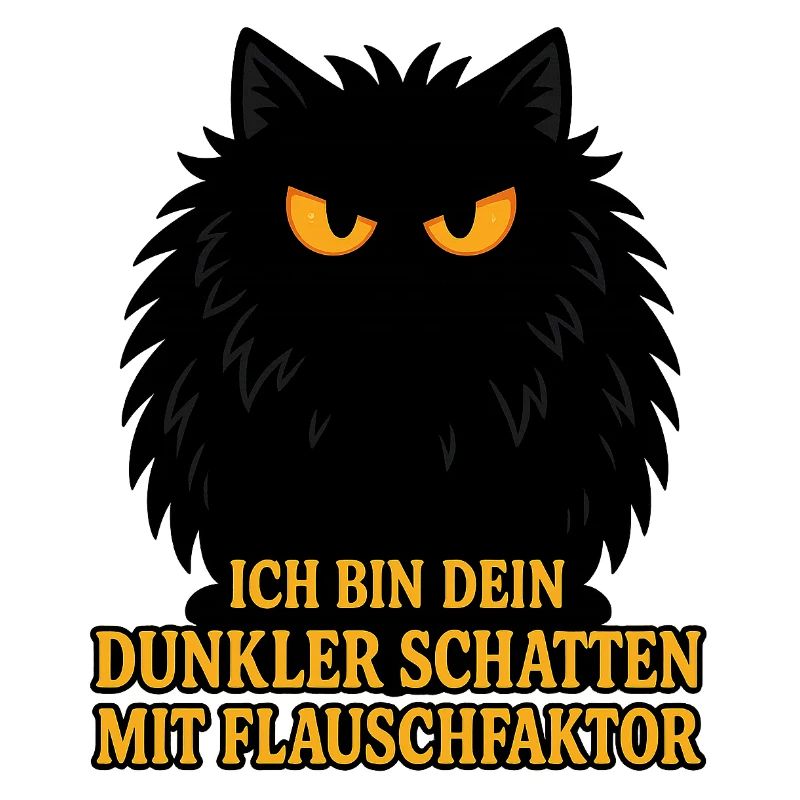 Dark shadow with fluff factor – cat