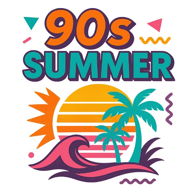90s Summer Retro Design