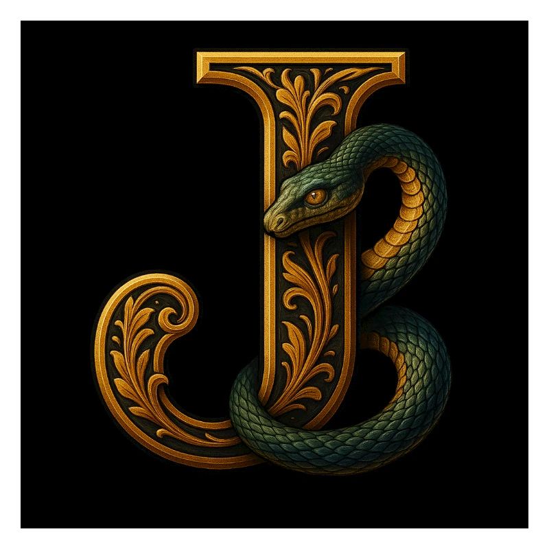 J – Magic Ornament with Basilisk