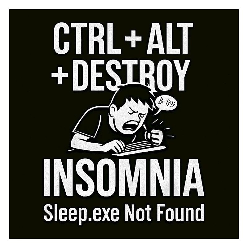 Insomnia Meme Graphic Tee