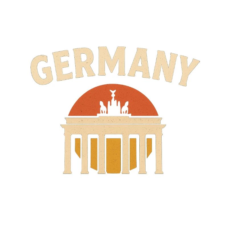 Germany Brandenburg Gate Sunset