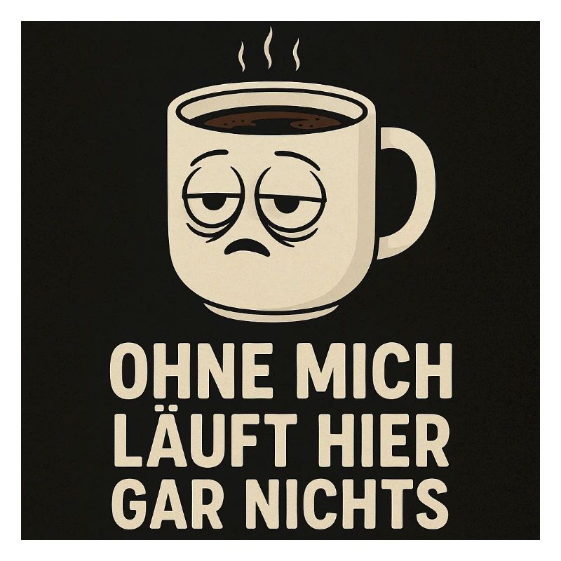 Nothing works here without me – Funny coffee