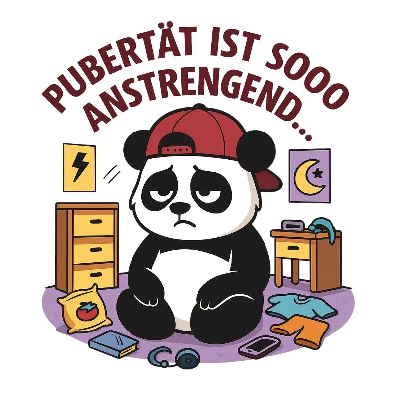 Puberty is so exhausting Panda