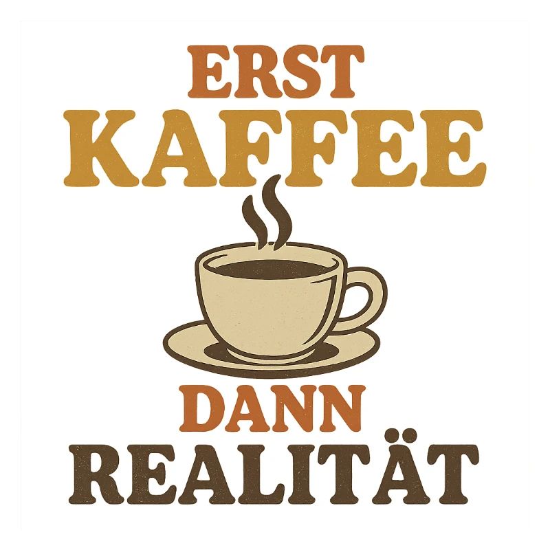 First coffee, then reality
