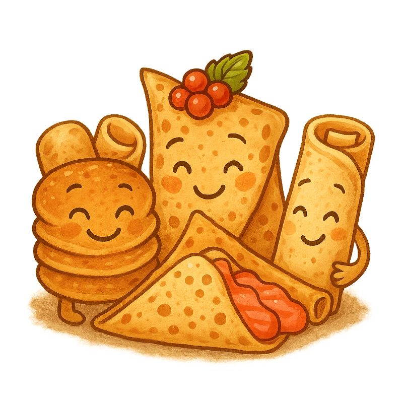 Bon blini amis, blinis, pancakes