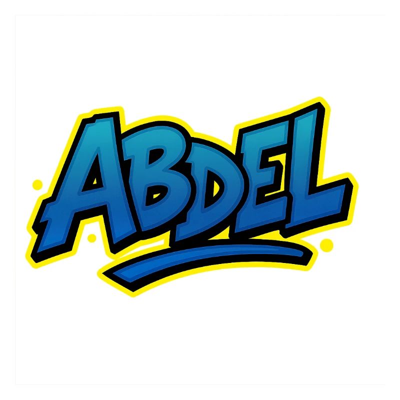 Graffiti Name Abdel ideal printable gift