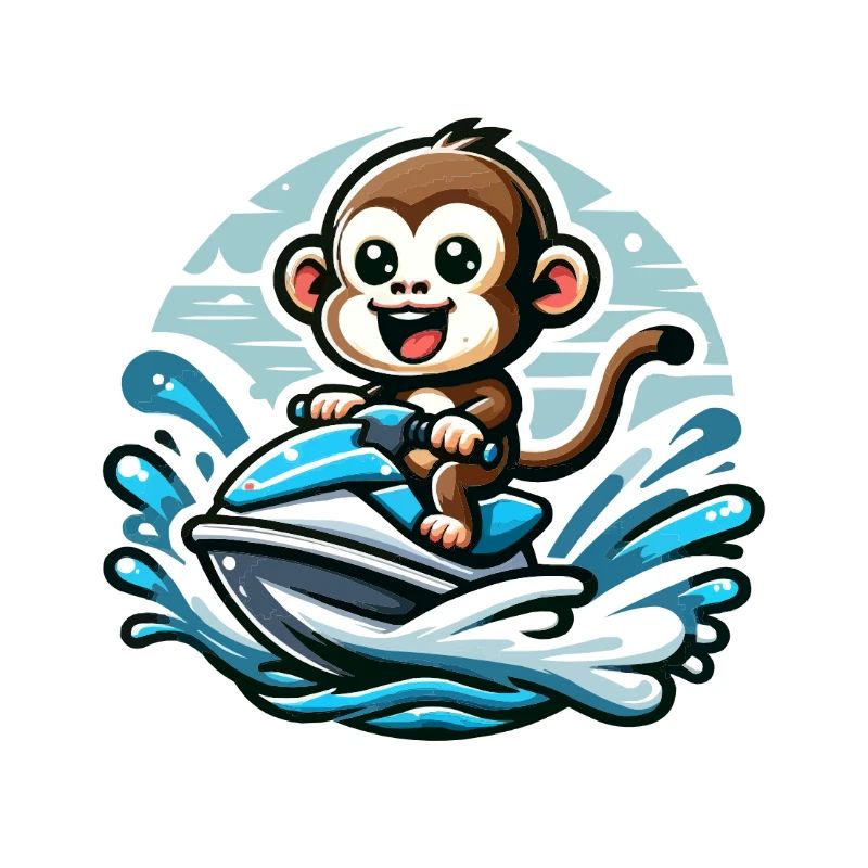 Singe sur Jet Ski Aventure