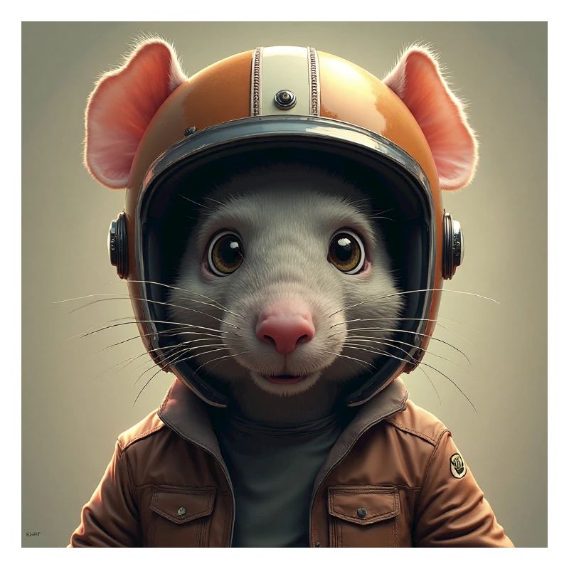 Die kleine Biker-Ratte