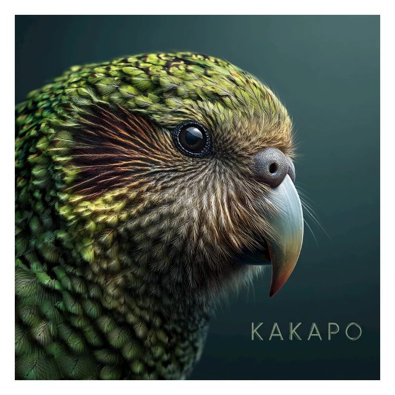 Kakapo – Perroquet vert rare
