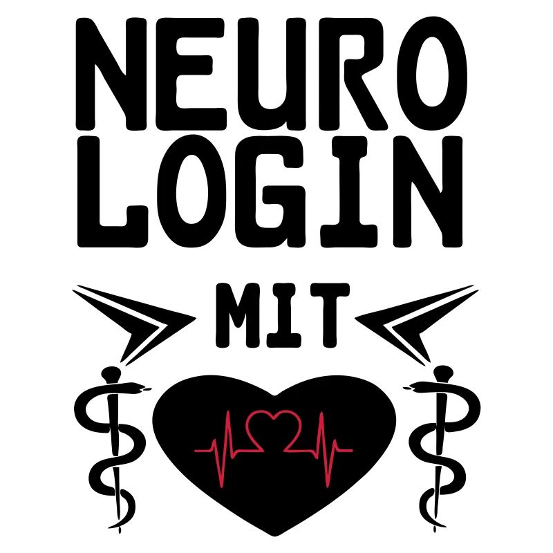 Neurologin mit Herz Geschenk