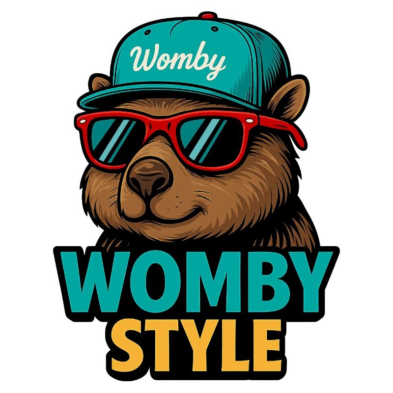 Womby Style Biber mit Sonnenbrillen