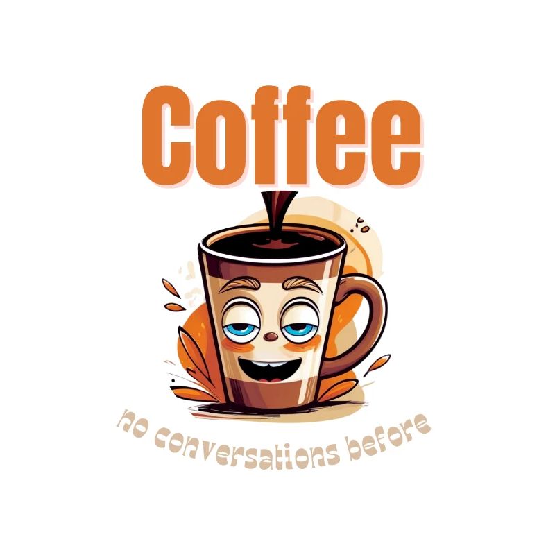Ambiance café – Pas de conversations avant le café