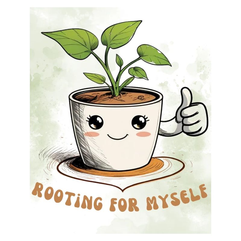 Mignon pot de fleurs avec breloque