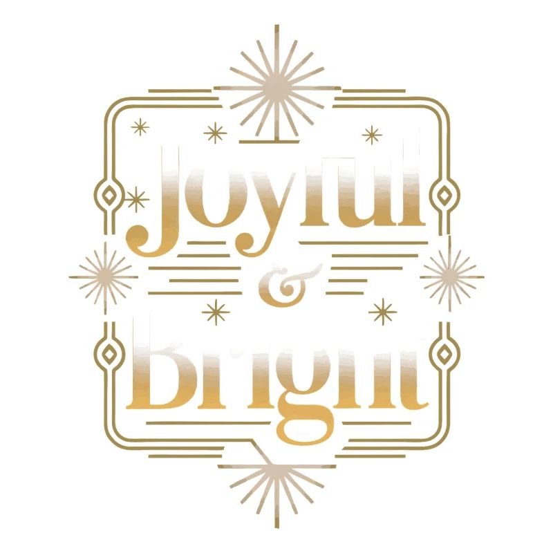 Éclat doré joyeux et brillant