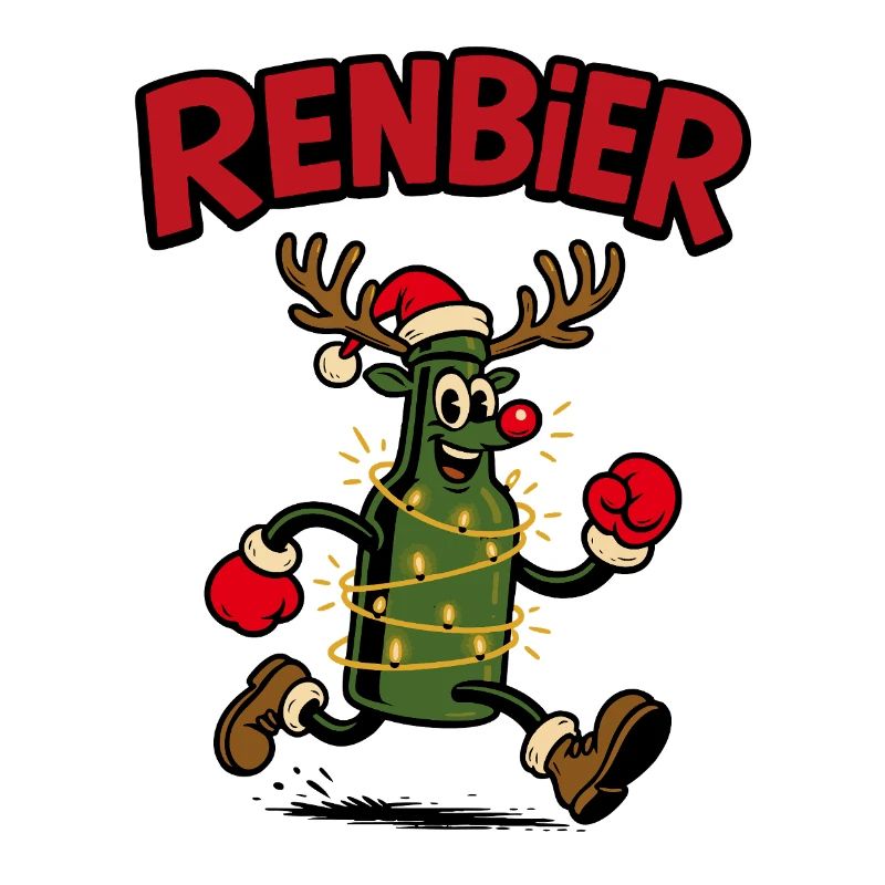 Renbier – Weihnachtsbier Geschenkidee Bier xmas