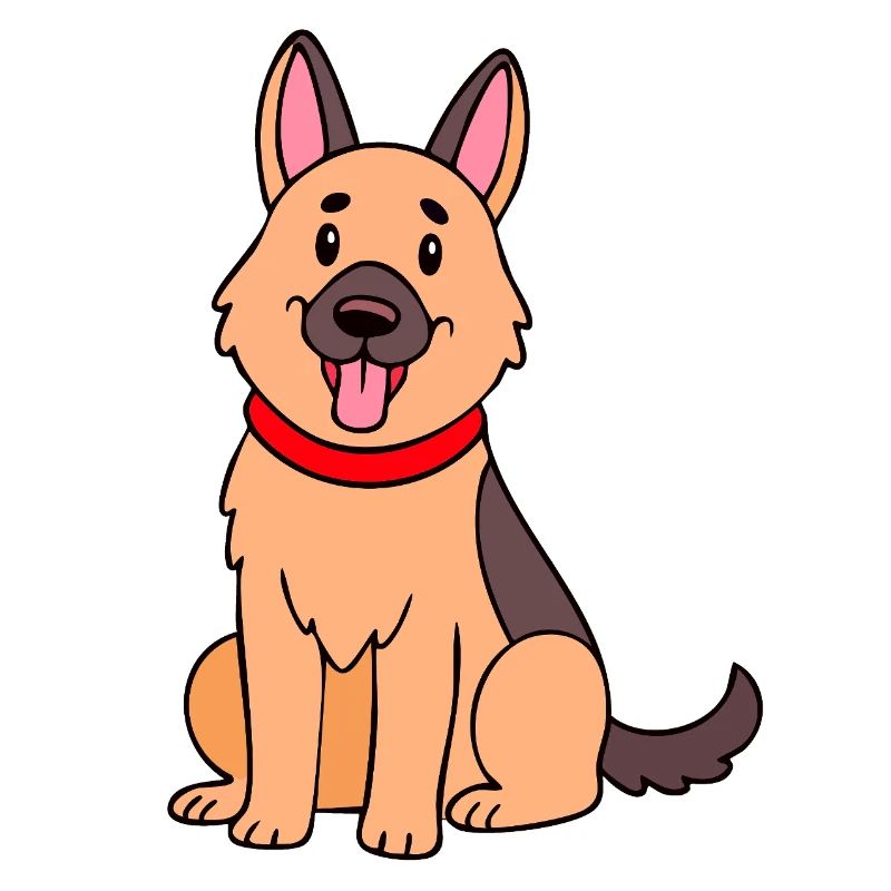 Cute German Shepherd (comic)