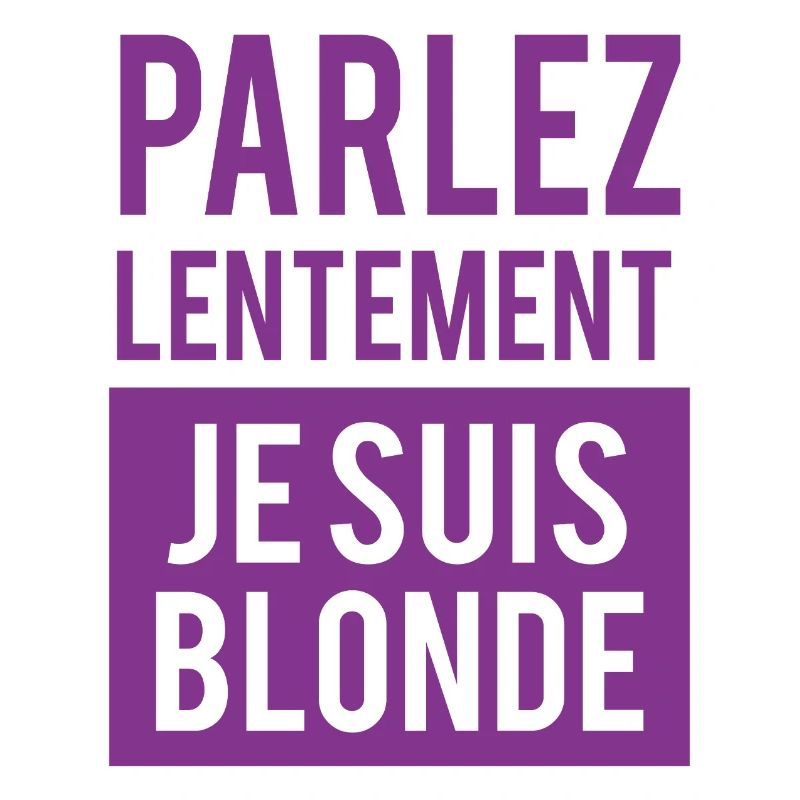 Message de foi en typographie moderne