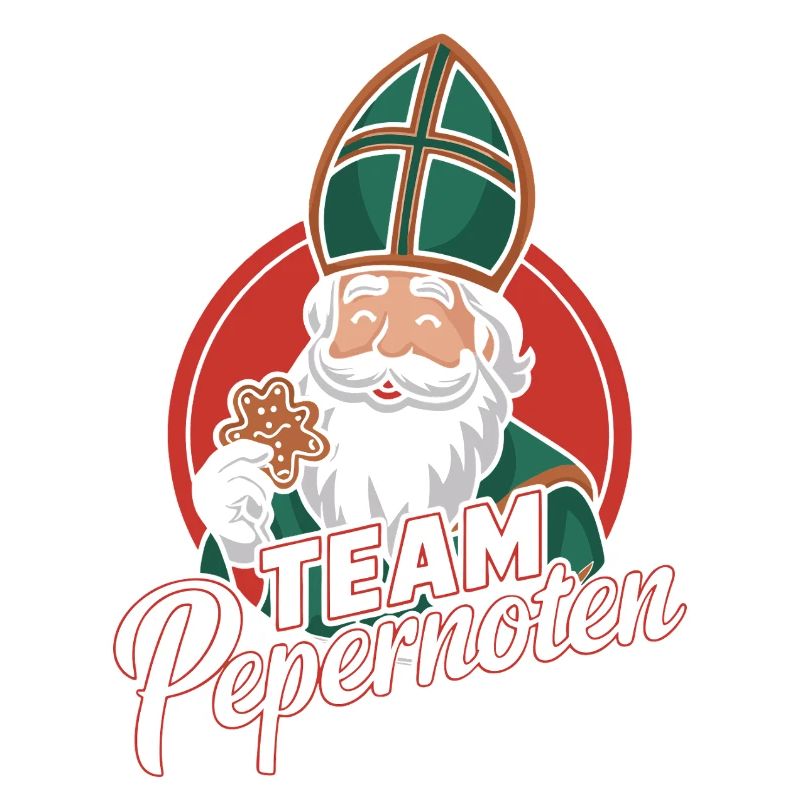 Sinterklaas Team Pepernoten Gingerbread Fan Design