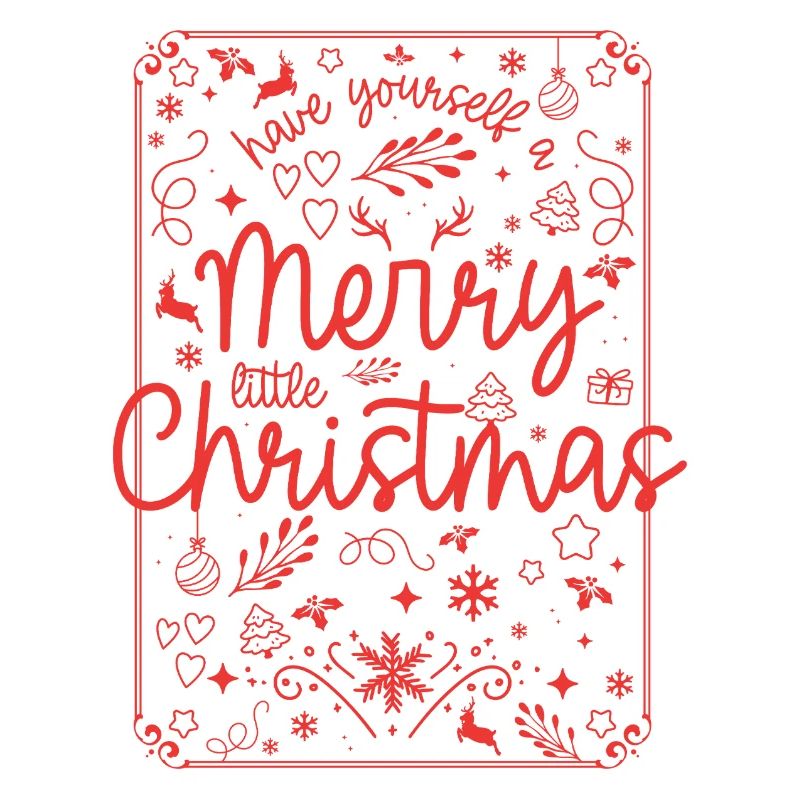 Joyeux Noël Script Rouge