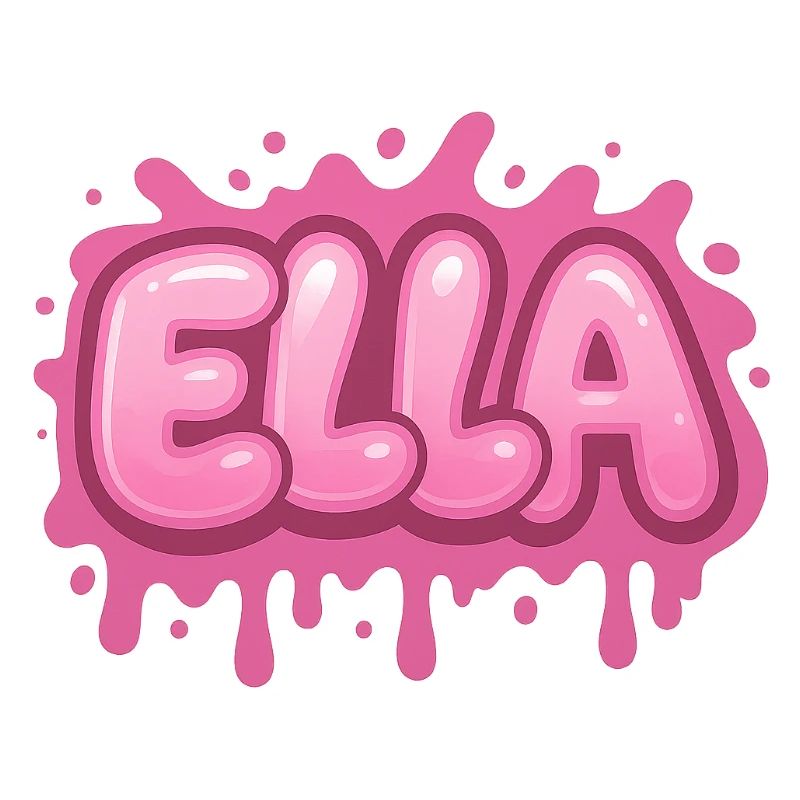 Graffiti ELLA Name Gift Ideal Printable