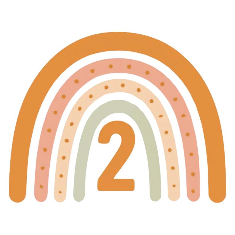 Second Birthday Rainbow