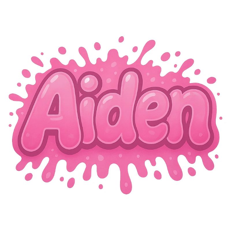 Graffiti Aiden Personalized name ideal gift printable on