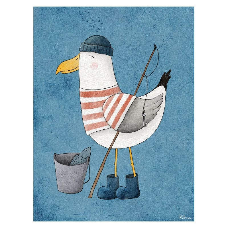 Maritime Möwe mit Charme