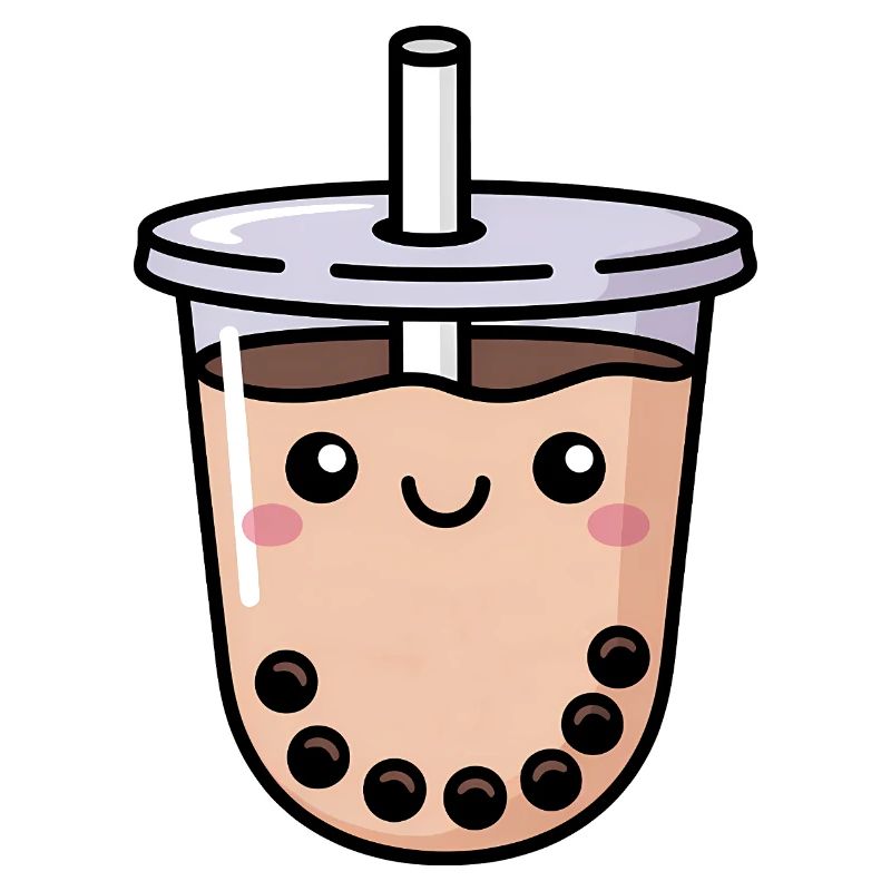 Kawaii Bubble Tea For Boba Tea Lovers
