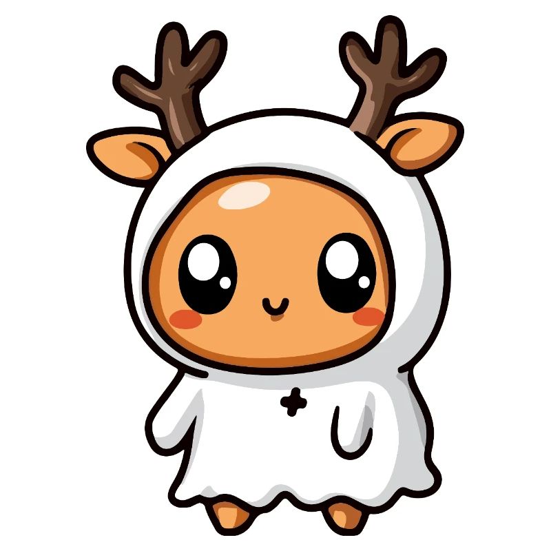 Deer Halloween Ghost