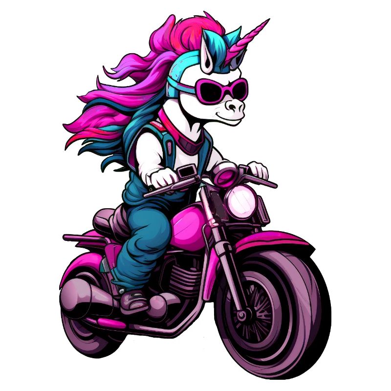 Motorrad Einhörner