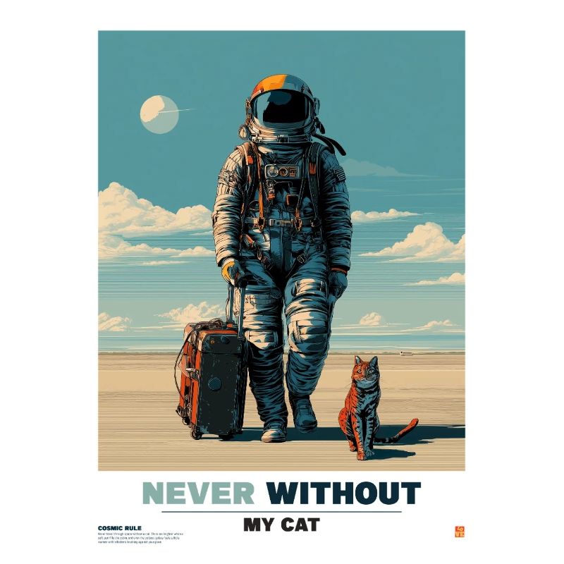 Never Without My Cat in Space