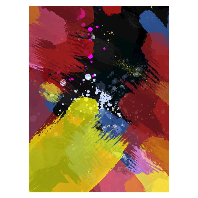 Explosion de couleurs Zones de couleur abstraites