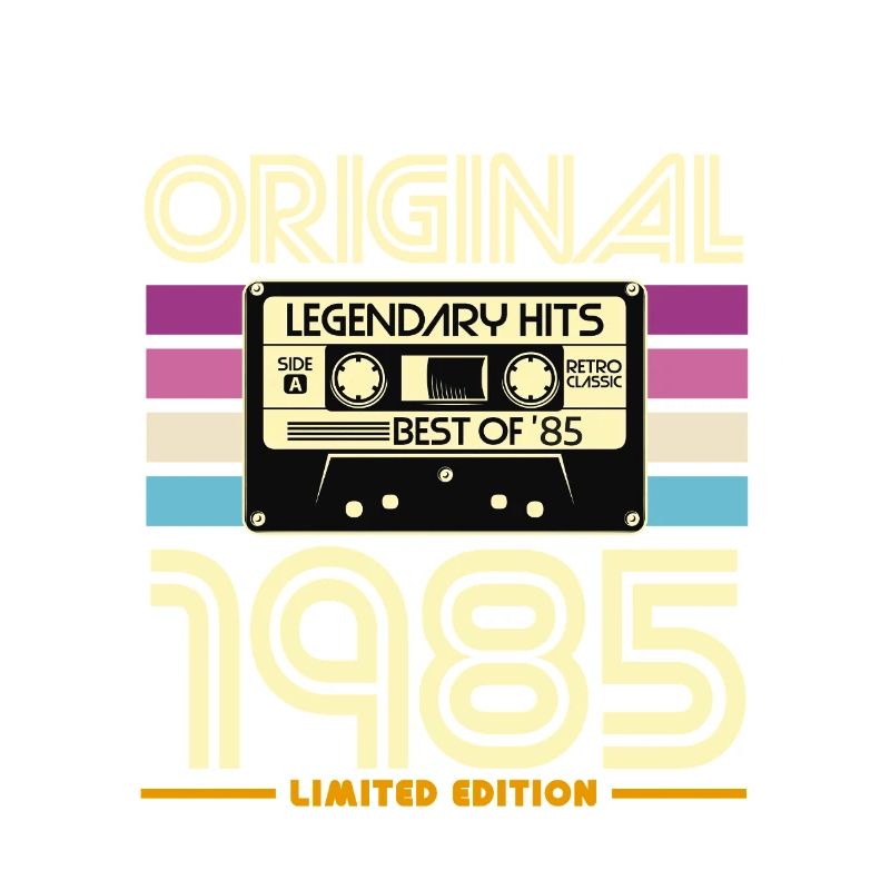 Original 1985 Cassette Retro Tee