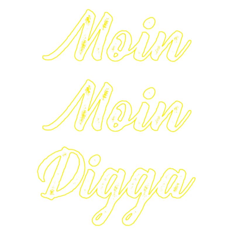 Lettrage Moin Moin Digga