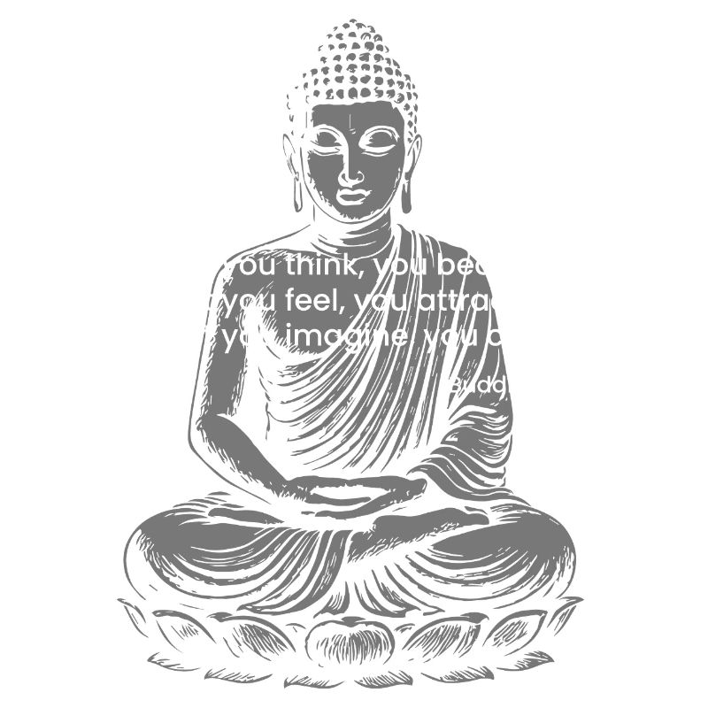 Conception de méditation de Bouddha