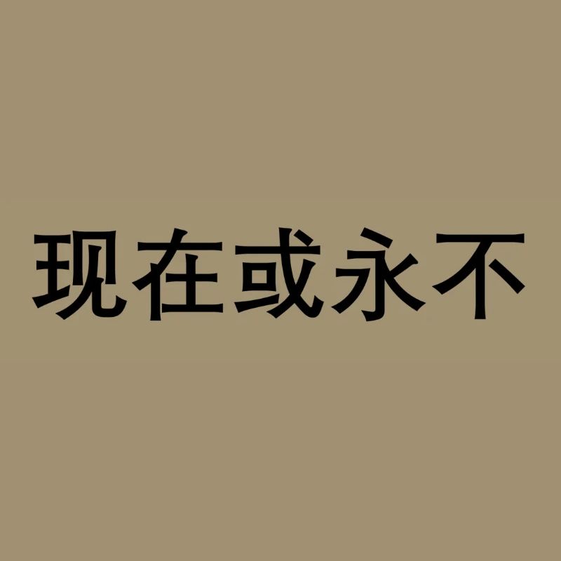 Jetzt oder nie auf chinesisch