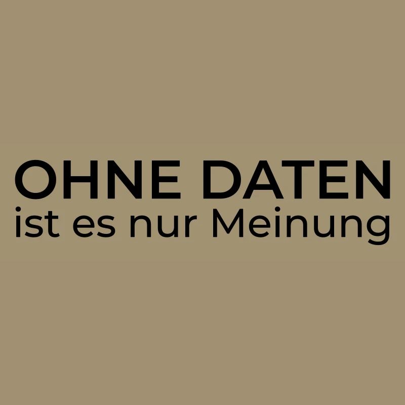 Ohne Daten nur Meinung – Data & Engineering