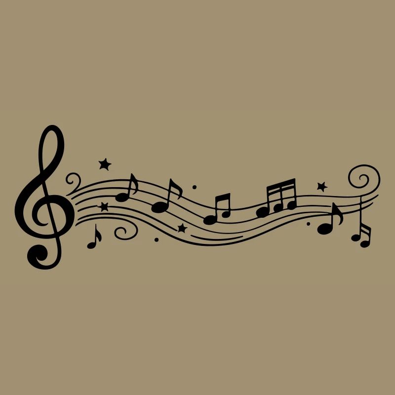 Notes musicales Clés de mélodie