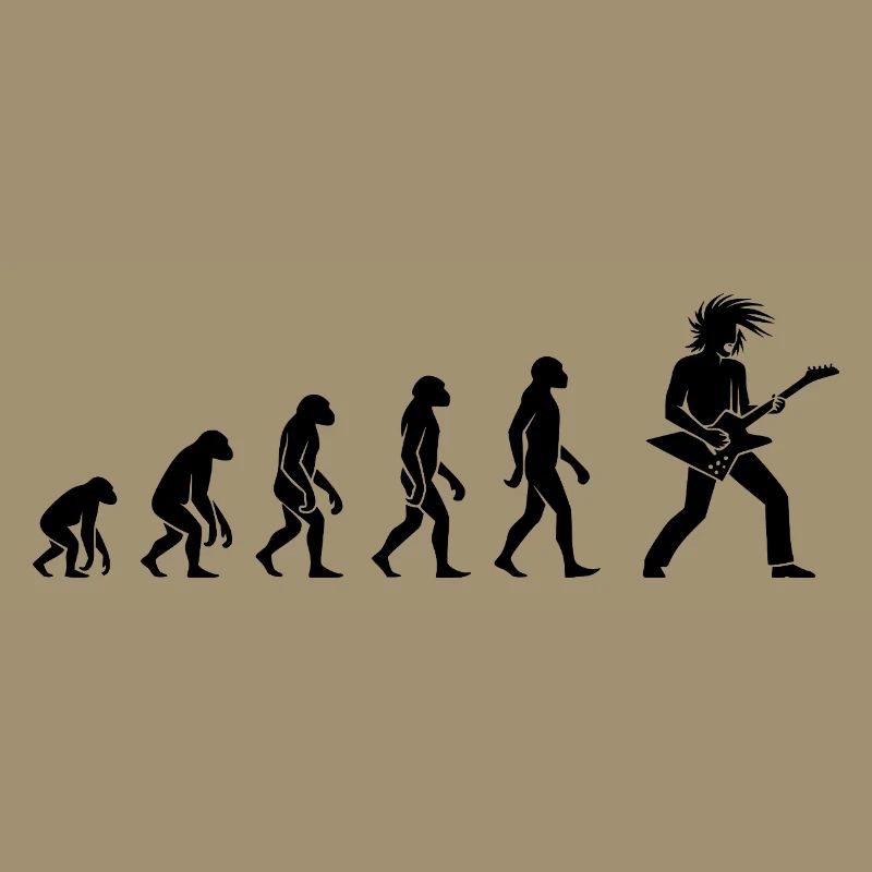 Evolution Rock 'n' Roll Guitarist Design
