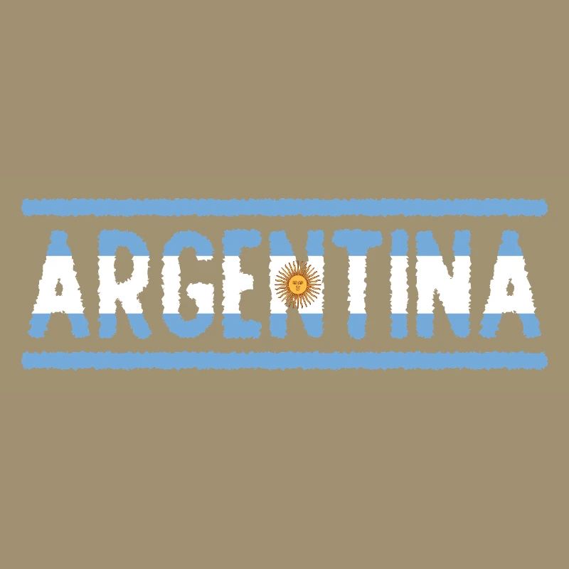 Texte du drapeau argentin Design vieilli de la Sun Pride