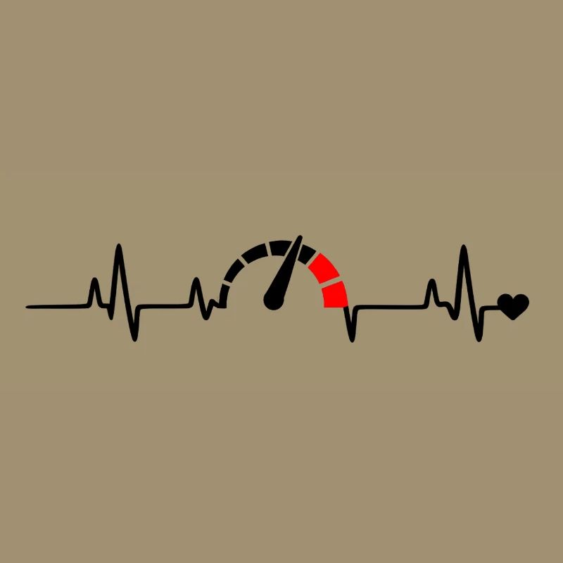 Roter Segmentbogen Logo Muster