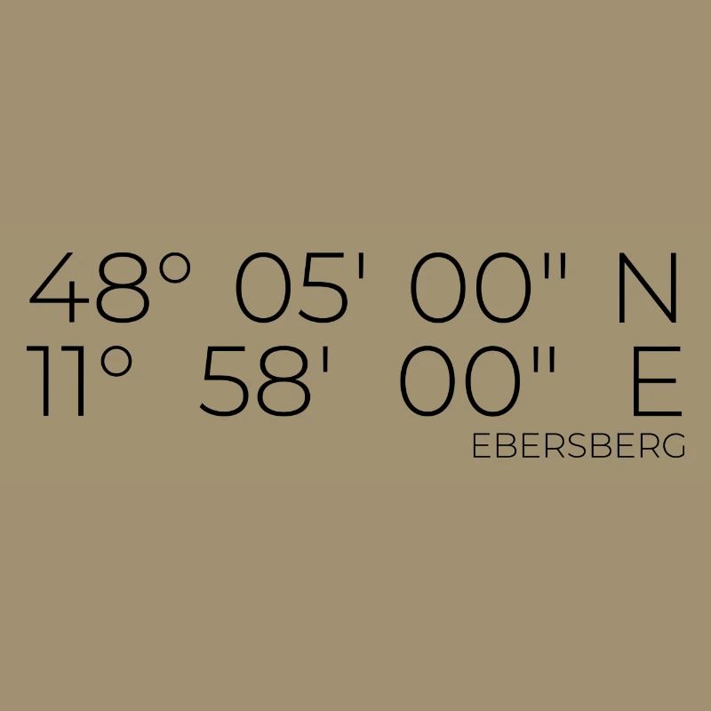 Coordinates Ebersberg, Bavaria