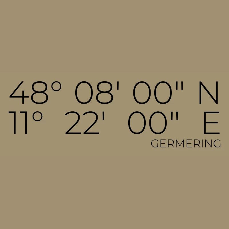 Coordinates Germering, Bavaria