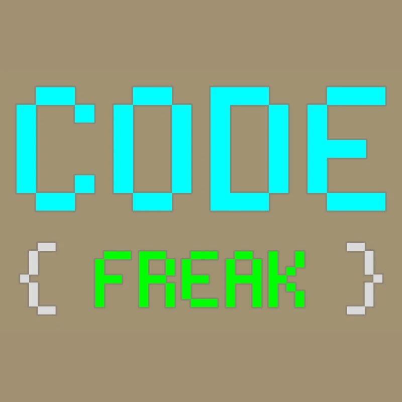 Pixel Code Freak Neon Tee
