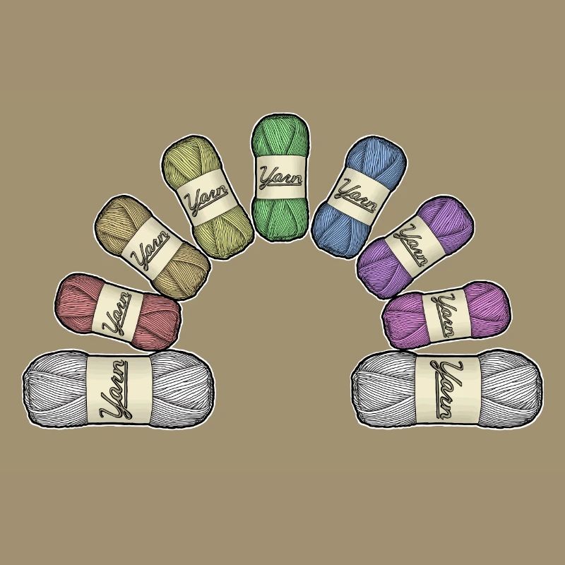 Regenbogen oder Garn